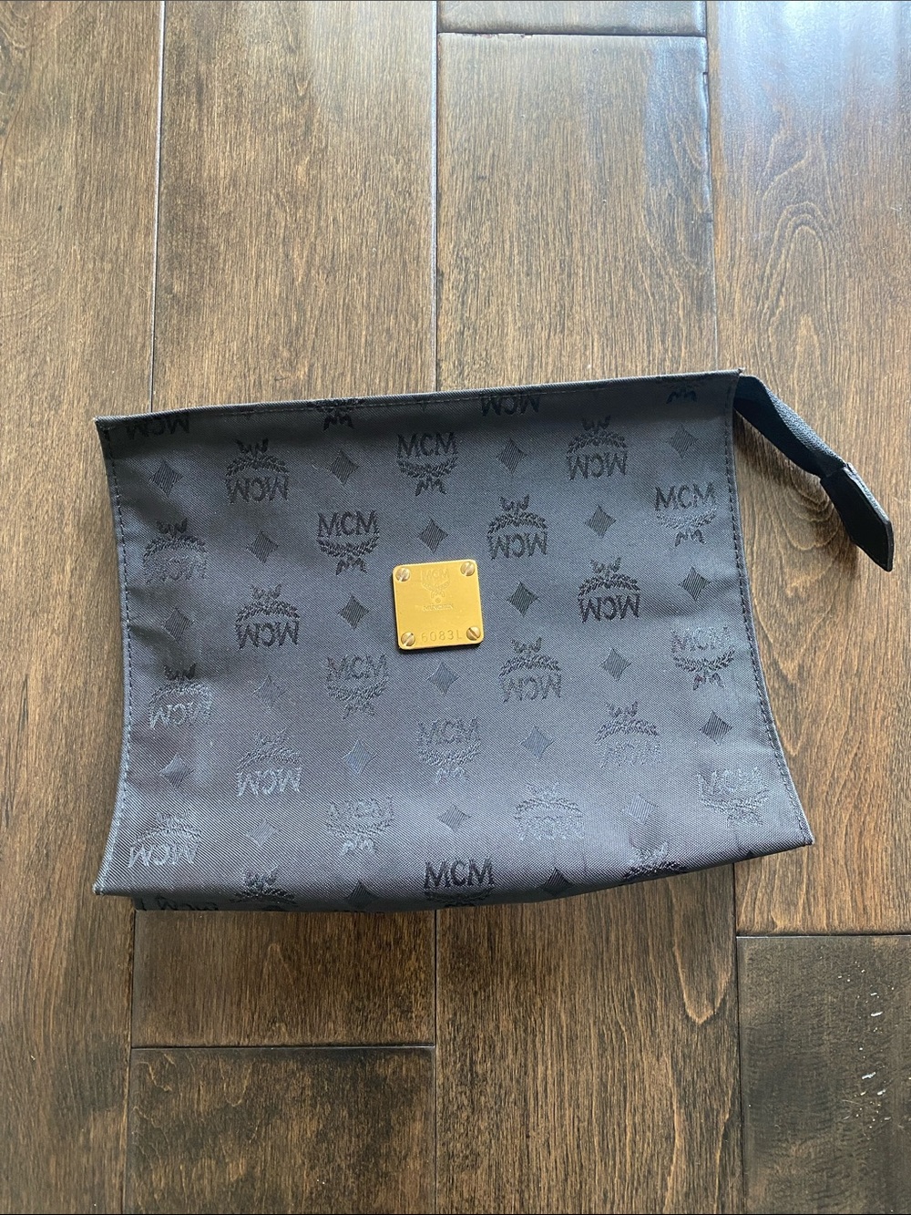 MCM Canvas Pouch Clutch